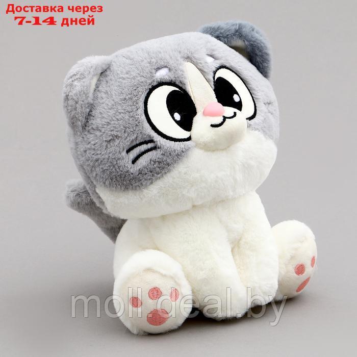 Мягкая игрушка "Котик", 22 см, цвет серый - фото 2 - id-p222194996