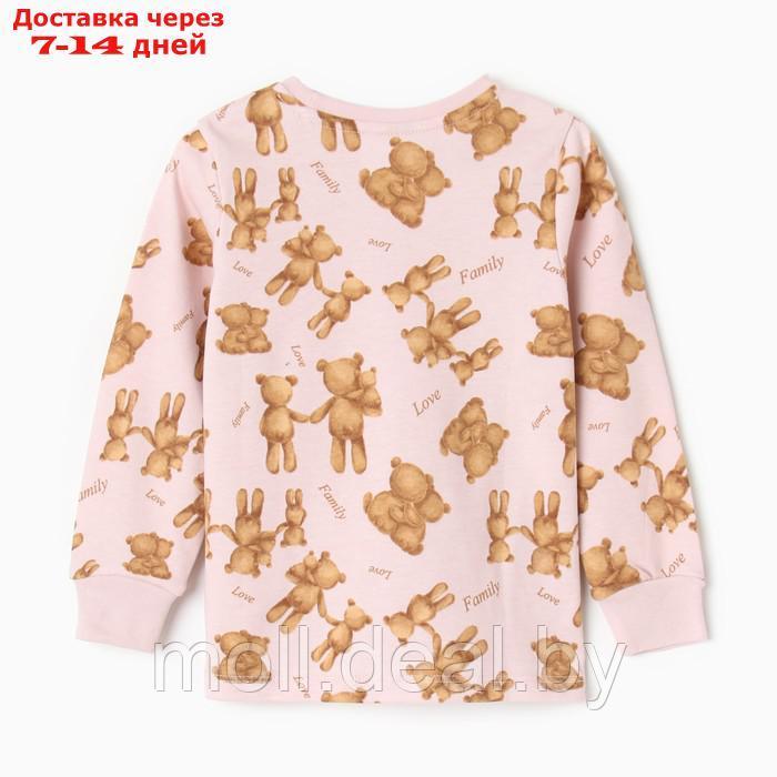 Пижама для девочки, цвет розовый, рост 122-128 см - фото 6 - id-p222178572