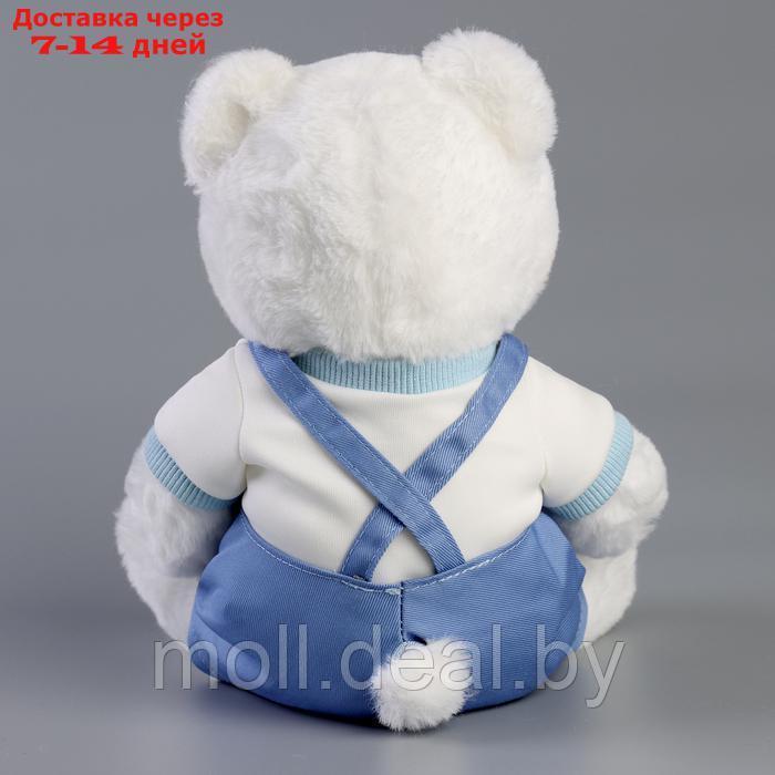 Мягкая игрушка "Little Friend", медведь в синем комбинезоне - фото 5 - id-p222178578