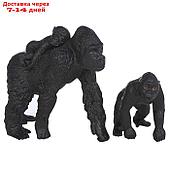 Набор фигурок "Мир диких животных: семья горилл", 2 фигурки