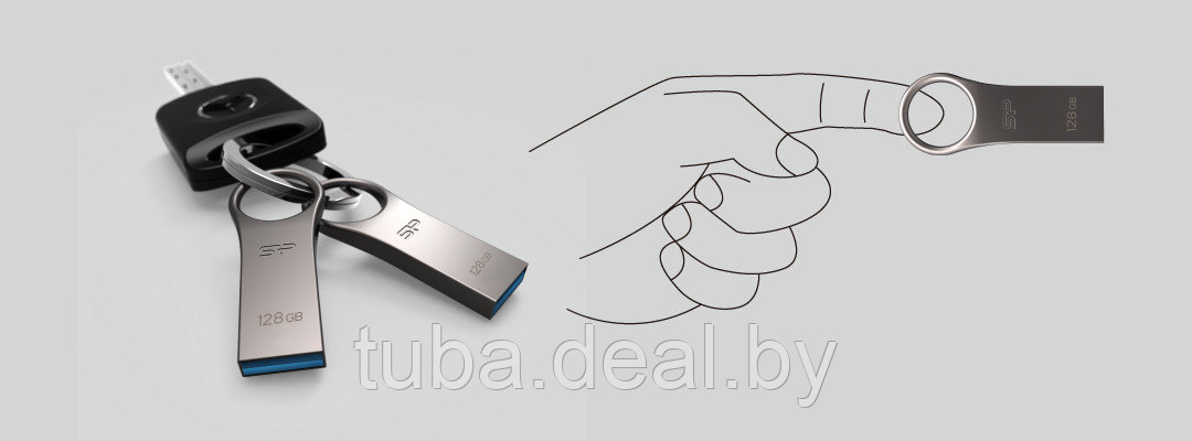 USB флэш - накопитель Silicon Power Jewel J80, 64Gb, SuperSpeed USB 3.2 Gen 1 - фото 6 - id-p222231414