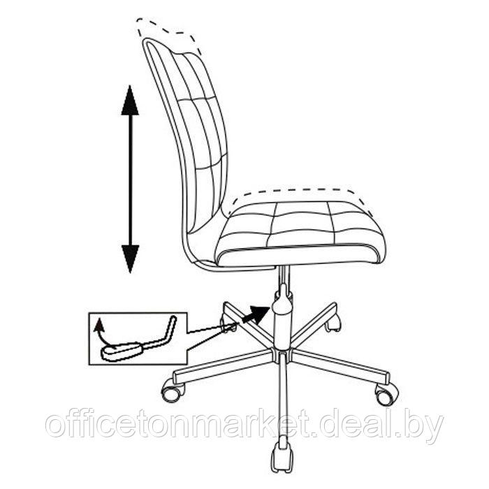 Кресло для персонала "Бюрократ СH-330M/LT-20", ткань, металл, черный - фото 6 - id-p220754495