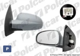 Боковое зеркало (левое) для Chevrolet Aveo (T200) - фото 1 - id-p213556253