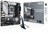 Мат. плата ASUS PRIME B760M-A WIFI (RTL) LGA1700 B760 3xPCI-E 2xHDMI+DP 2.5GbLAN+WiFi+BT SATA MicroATX 4DDR5;