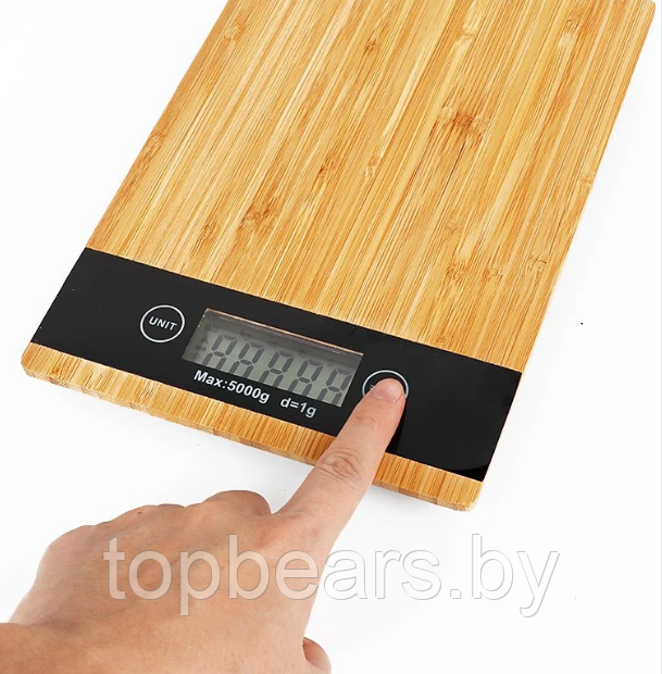 Весы электронные кухонные Electronic Kitchen Scale(бамбук) - фото 2 - id-p201242804