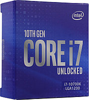 Процессор CPU Intel Core i7-10700K BOX (без кулера) 3.8 GHz/8core/SVGA UHD Graphics 630/2+16Mb/125W/8 GT/s