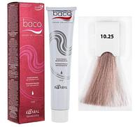 Стойкая крем-краска Baco Silk hydrolized 10.25 Очень-очень светлый блондин фиолетово-махагоновый, 100мл