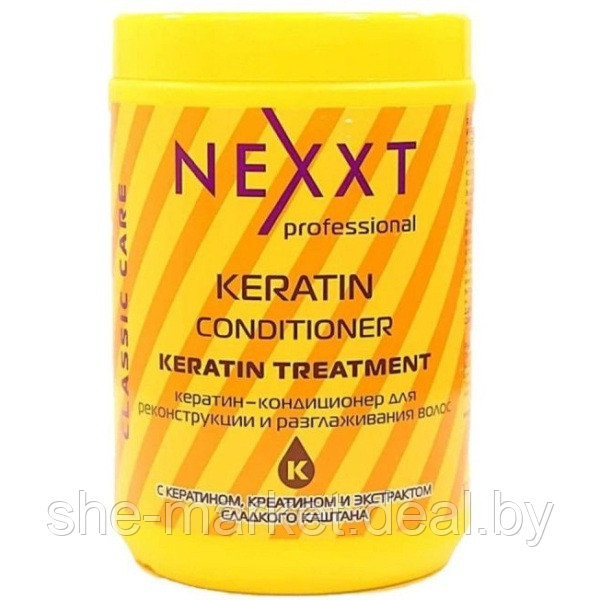 Кератин-кондиционер для реконструкции и разглаживания волос KERATIN CONDITIONER, 1000мл - фото 1 - id-p222236105