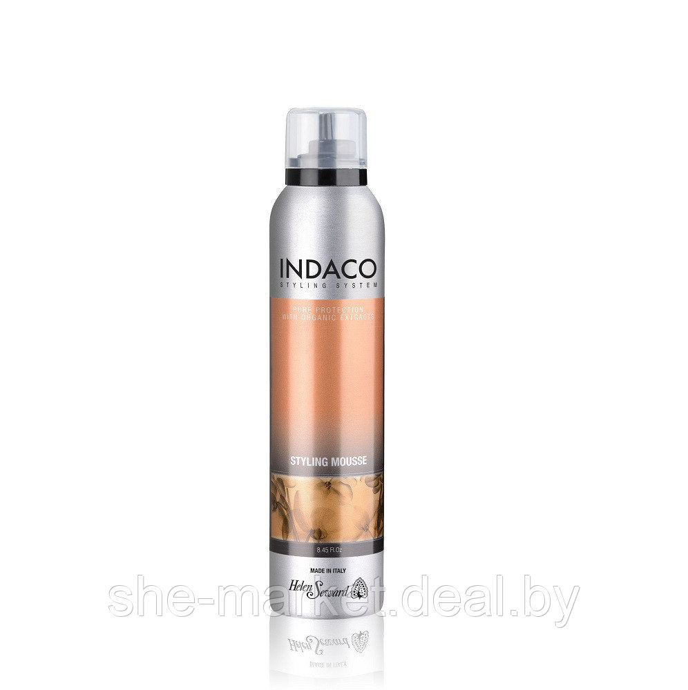 Моделирующий мусс для волос средней фиксации INDACO STYLING MOUSSE, 250мл - фото 1 - id-p222236633