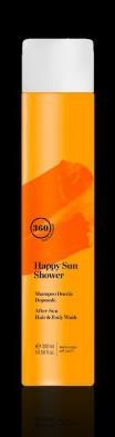 Шампунь для волос и тела после загара 360 HAPPY SUN, 300 мл - фото 1 - id-p222237151