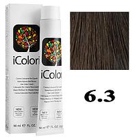 Крем-краска для волос iColori ТОН - 6.3 темно-русый золотистый, 90мл