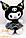 Мягкая игрушка Куроми (Kuromi)   Золотая коллекция, 28 см, фото 2