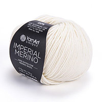 Пряжа Yarnart Imperial Merino (Ярнарт Империал Мерино) цвет 3303 молочный