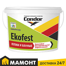 Краска акриловая Condor Ekofest, 10 л