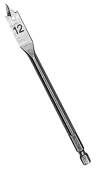 Сверло по дереву 12х152 мм 1/4" Vertextools