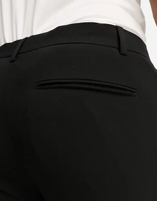 Черные укороченные брюки супер облегающего кроя ASOS DESIGN Размер W26L30 - фото 3 - id-p222250504