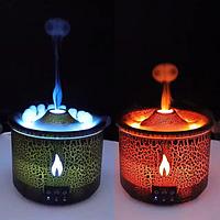 Увлажнитель воздуха Вулкан (аромадиффузор) Volcano Aroma Diffuser J-V19 с пультом ДУ, 360 ml. Черный