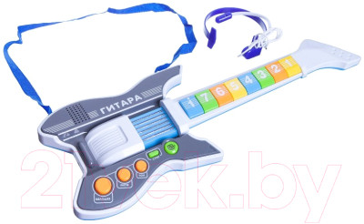 Музыкальная игрушка Bondibon Электрогитара с микрофоном / ВВ4397 - фото 2 - id-p222258279