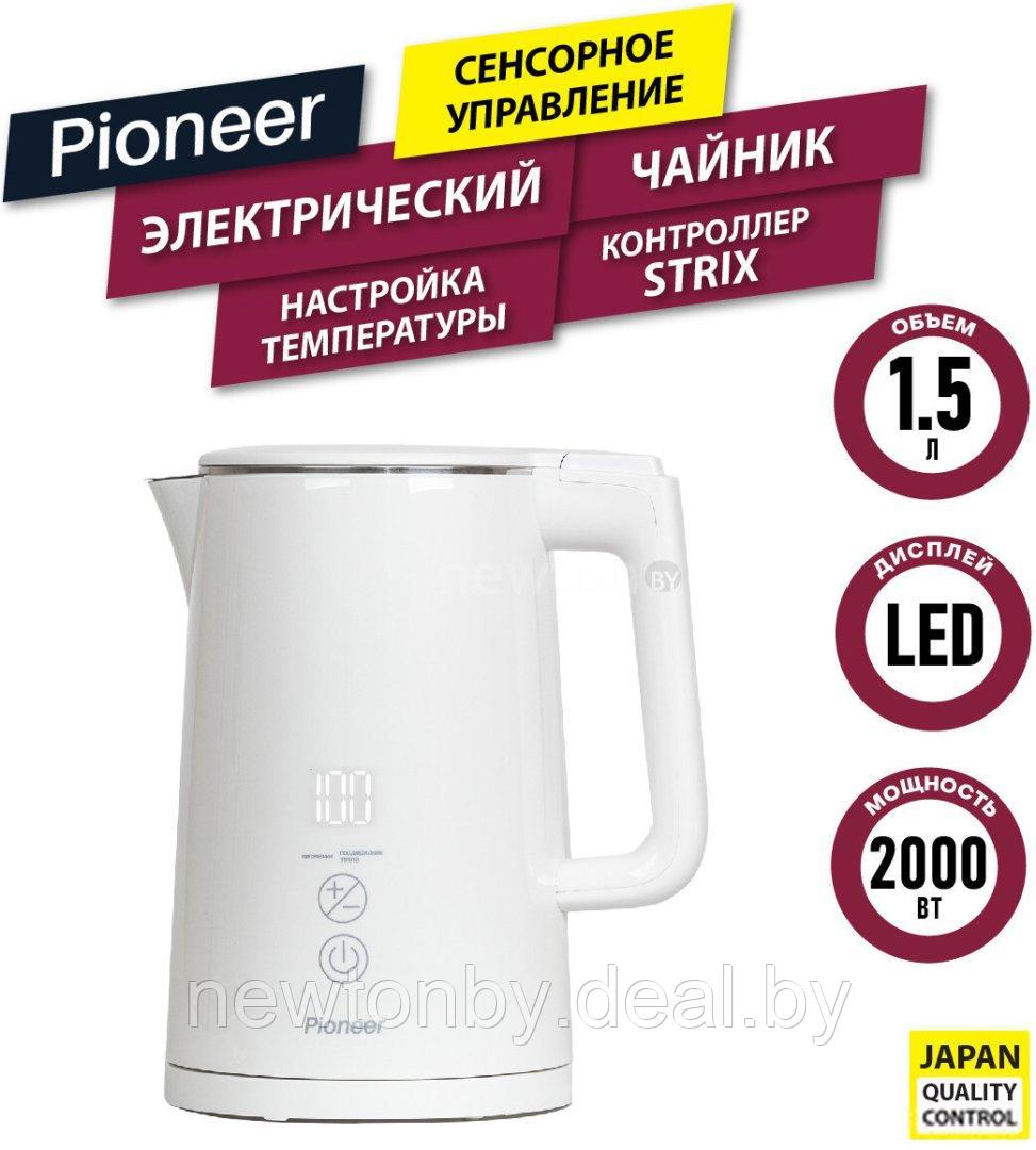 Электрический чайник Pioneer KE577M (белый) - фото 1 - id-p222262501