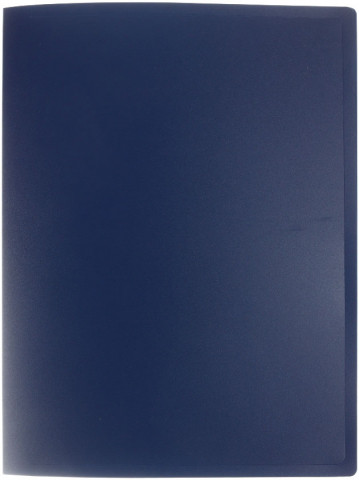 Папка пластиковая на 60 файлов Staff Manager толщина пластика 0,5 мм, синяя - фото 2 - id-p222179669