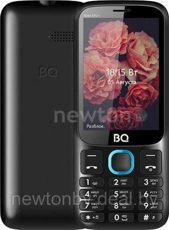 Кнопочный телефон BQ-Mobile BQ-3590 Step XXL+ (черный/голубой) - фото 1 - id-p222265997