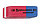 Ластик Brauberg Assistant 80 41*14*8 мм, красный с синим, фото 2