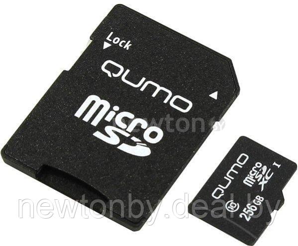 Карта памяти QUMO microSDXC QM256GMICSDXC10U3 256GB - фото 1 - id-p222268242