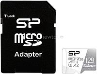 Карта памяти Silicon-Power Superior microSDXC SP128GBSTXDA2V20SP 128GB (с адаптером)