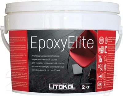 Фуга Litokol Эпоксидная EpoxyElite Е.03 - фото 1 - id-p222268012