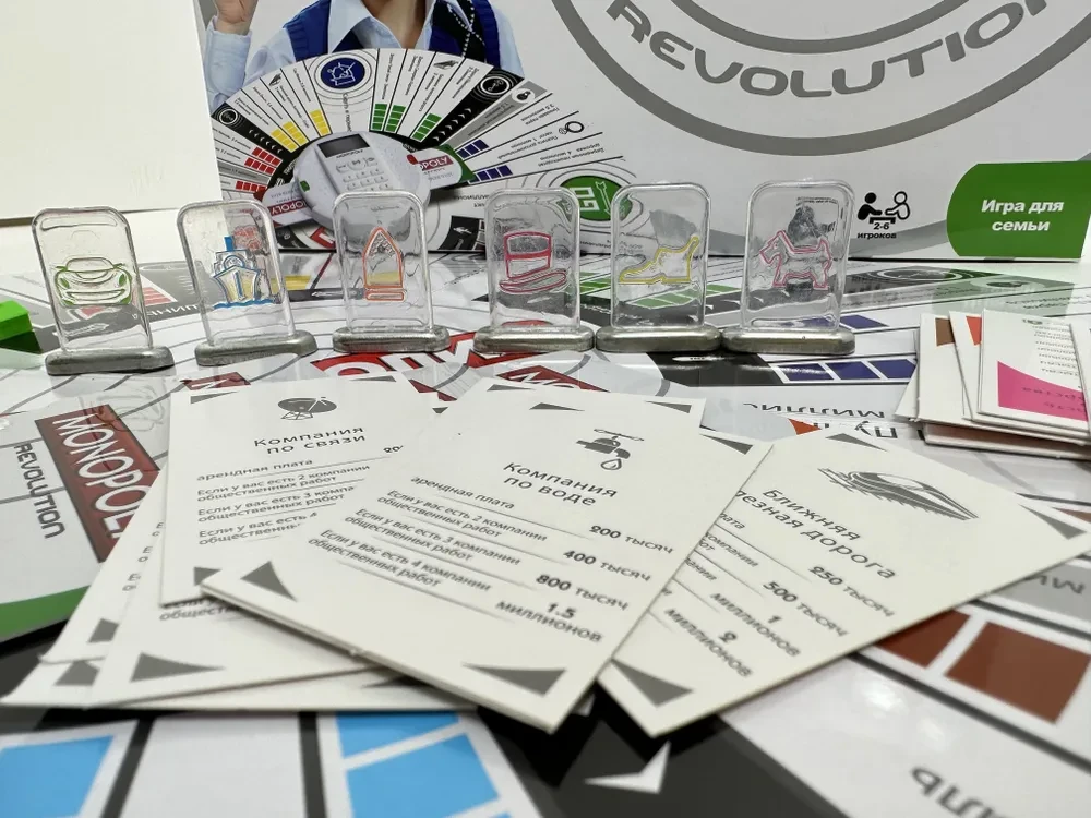 Настольная игра Монополия "Revolution" с банковскими карточками - фото 6 - id-p222269668