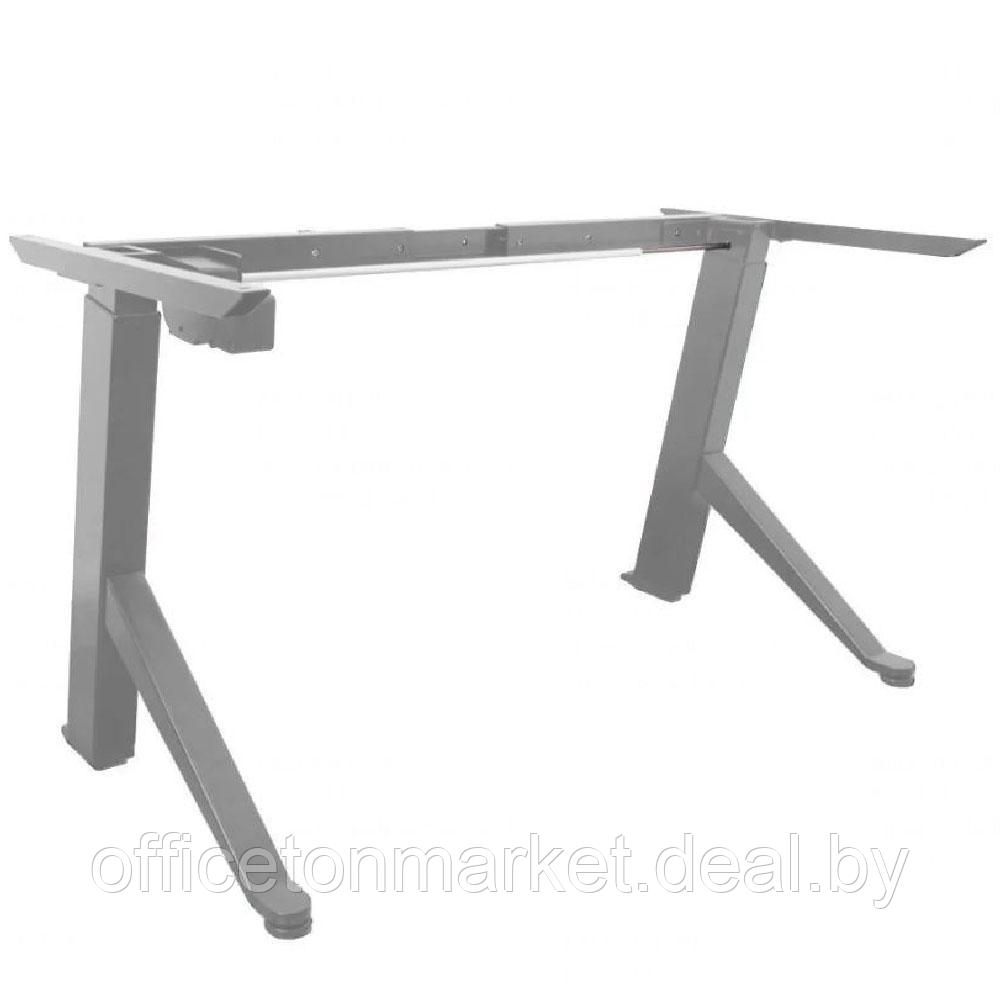 Каркас стола с электроприводом одномоторный 2-х ступенчатый "Waltz A2Y-RH-SLN", USB зарядка, серый - фото 2 - id-p222259827