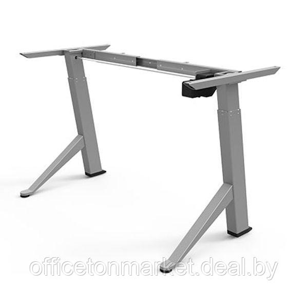 Каркас стола с электроприводом одномоторный 2-х ступенчатый "Waltz A2Y-RH-SLN", USB зарядка, серый - фото 1 - id-p222259827
