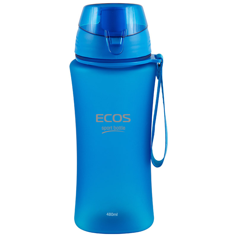 Бутылка для воды ECOS 480 мл SK5014 (голубая) - фото 1 - id-p222269807