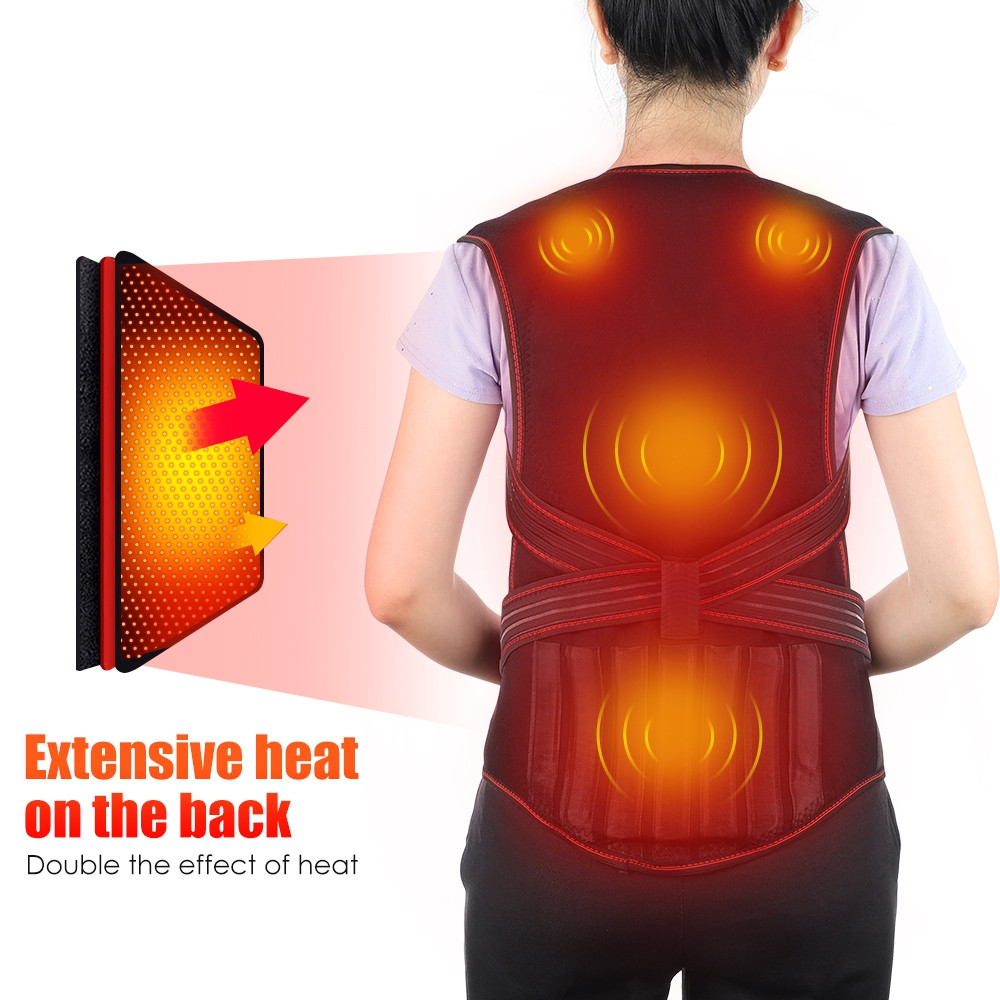 Турмалиновый самонагревающийся ортопедический жилет с магнитами Tourmaline Heat Insulating Vest XL - фото 7 - id-p216372922