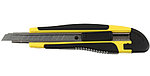 Нож канцелярский усиленный Silwerhof ширина лезвия 9 мм, желтый