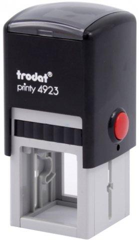 Автоматическая оснастка Trodat 4923 для клише штампа 30*30 мм, корпус черный - фото 1 - id-p222272504