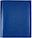 Папка пластиковая на 2-х кольцах Buro толщина пластика 0,4 мм, синяя, фото 2
