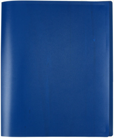 Папка пластиковая на 2-х кольцах Buro толщина пластика 0,4 мм, синяя - фото 2 - id-p222272522
