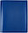 Папка пластиковая на 2-х кольцах Buro толщина пластика 0,4 мм, синяя, фото 3