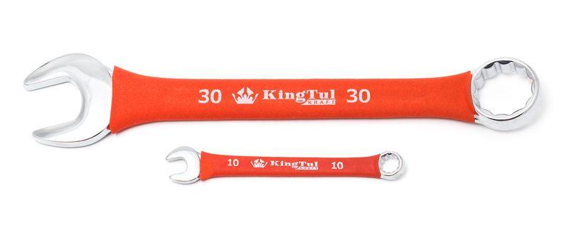 KT-30011k Ключ комбинированный 11мм в прорезиненной оплетке KingTul kraft - фото 1 - id-p222273347