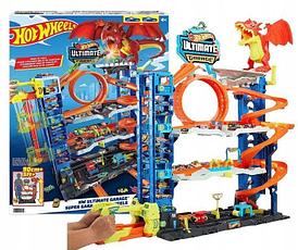 Игрушечный трек Hot Wheels «Легендарный гараж: Атака дракона» HKX48