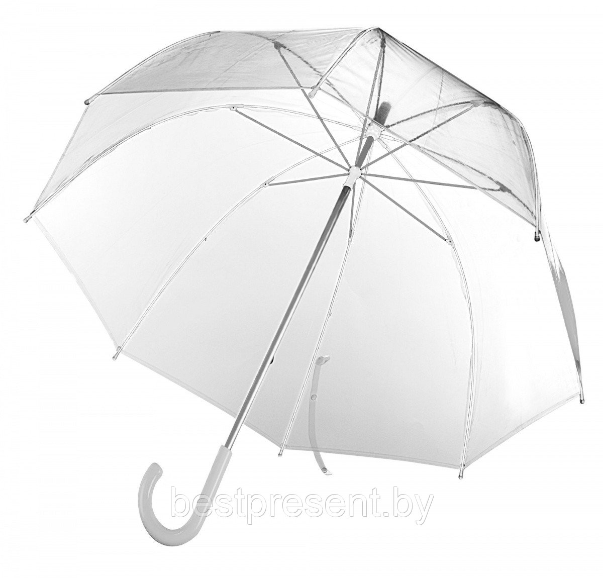 Прозрачный зонт-трость Clear - фото 1 - id-p222287242