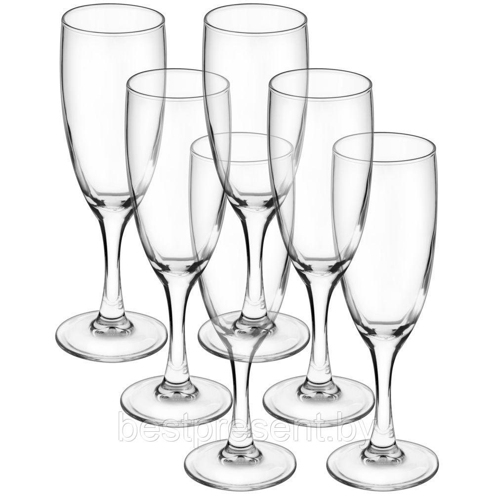 Набор из 6 бокалов для шампанского «Французский ресторанчик» - фото 1 - id-p222291883