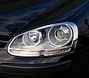 Хромированные накладки на оптику VW Golf V, фото 2