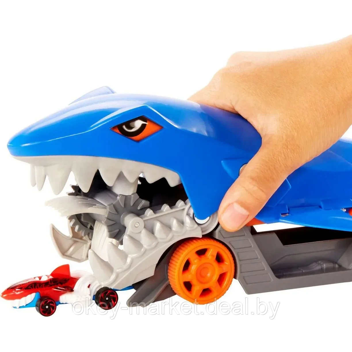 Набор игровой Hot Wheels Грузовик Голодная акула-транспортер GVG36 - фото 3 - id-p109245495