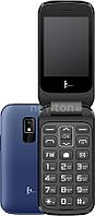 Кнопочный телефон F+ Flip 280 (синий)