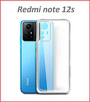 Чехол-накладка для Xiaomi Redmi Note 12s (силикон) прозрачный с защитой камеры