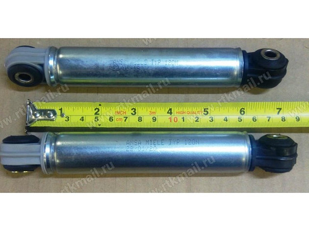 Амортизатор для стиральной машины Miele 12ph74 (ANSA 120N, L-170..265mm, втулка 8x24mm, SAR000MI, 00306122), фото 2