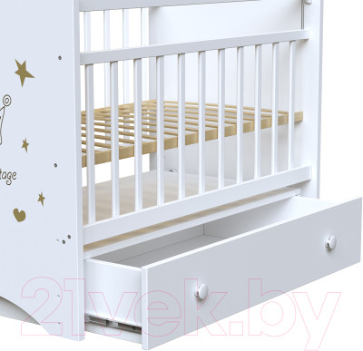 Детская кроватка VDK Baby Vintage маятник-ящик - фото 3 - id-p222295545