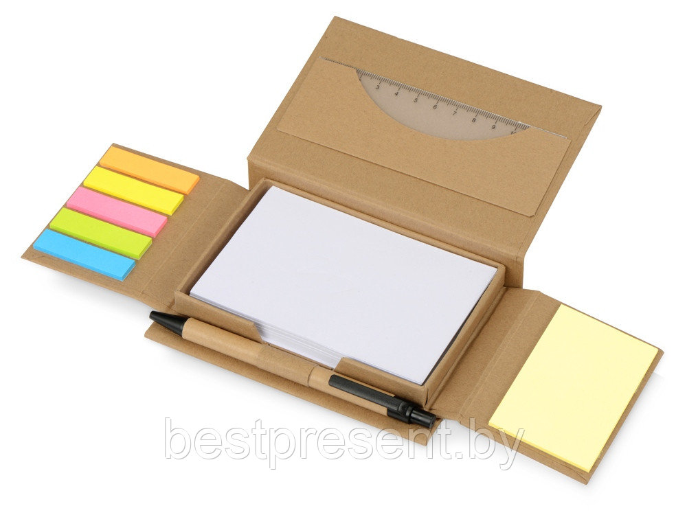 Канцелярский набор для записей «Stick box» - фото 1 - id-p222296948